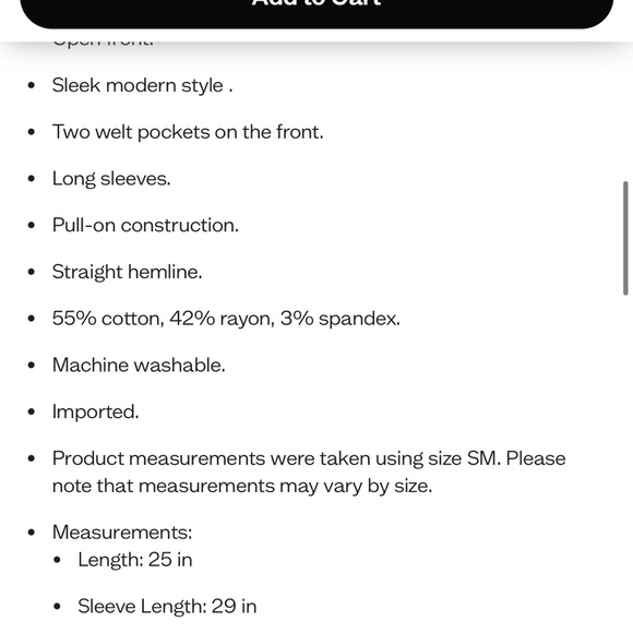 NWT Liverpool Navy Stretch Twill Blazer, size M - Picture 4 of 7